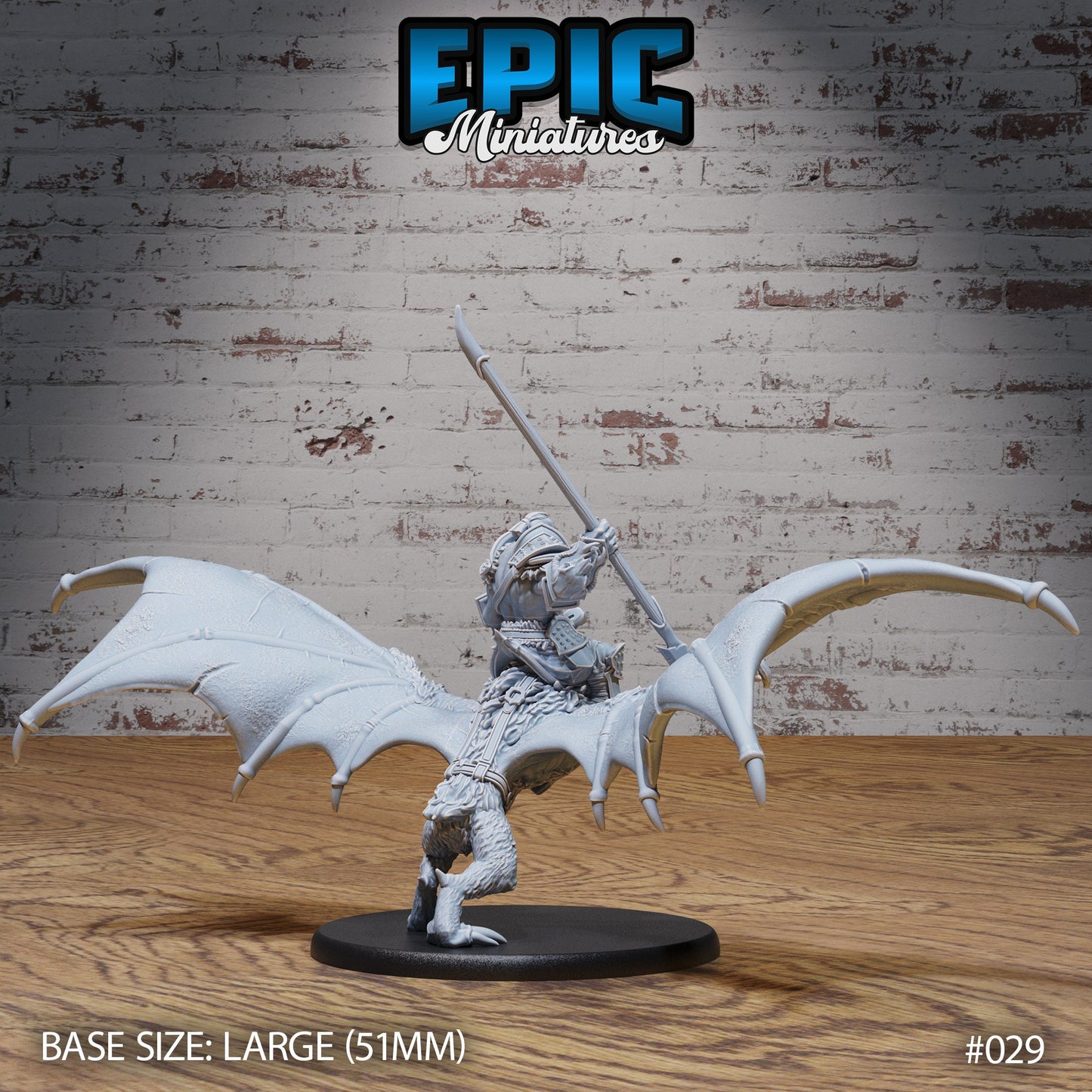 Orc Army, Bat Rider (2 Variants Available) - Epic Miniatures
