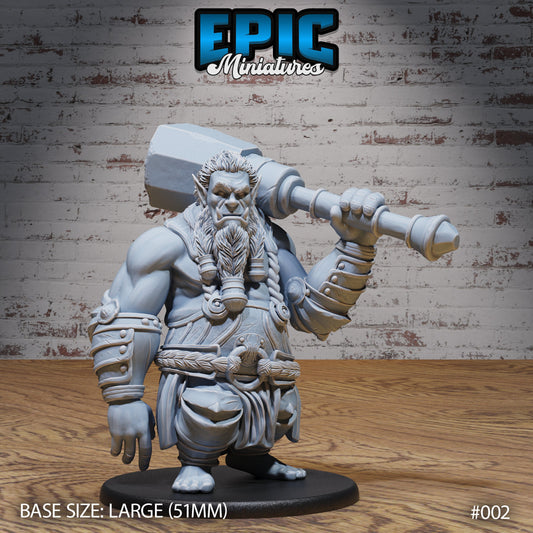 Half Troll (3 Variants Available) - Epic Miniatures