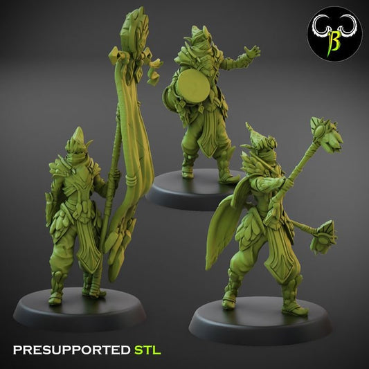 Sand Templars, Hammer Leader Squad (3 Variants Available) - Clay Beast Creations