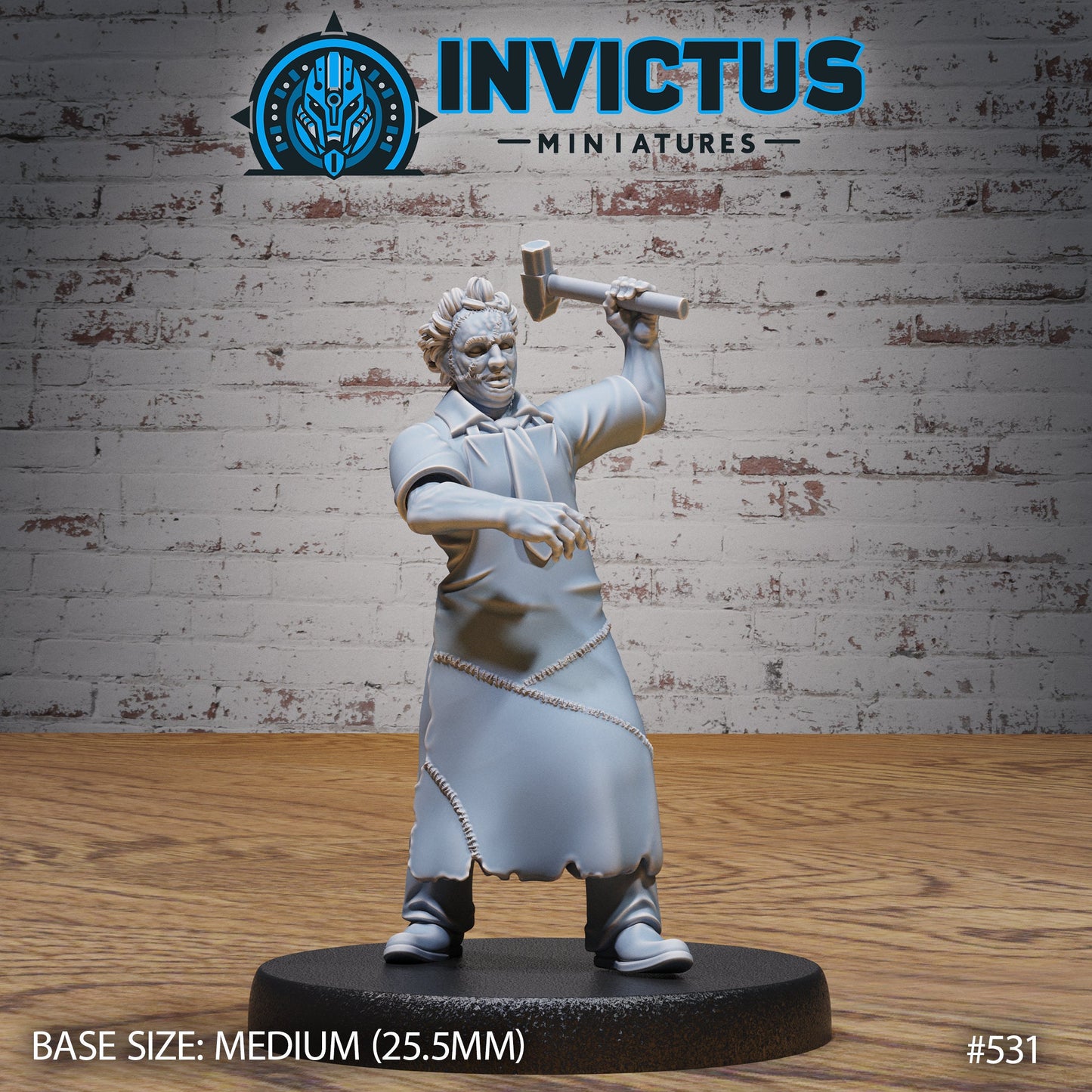 Chainsaw Killer (3 Variants Available) - Invictus Miniatures