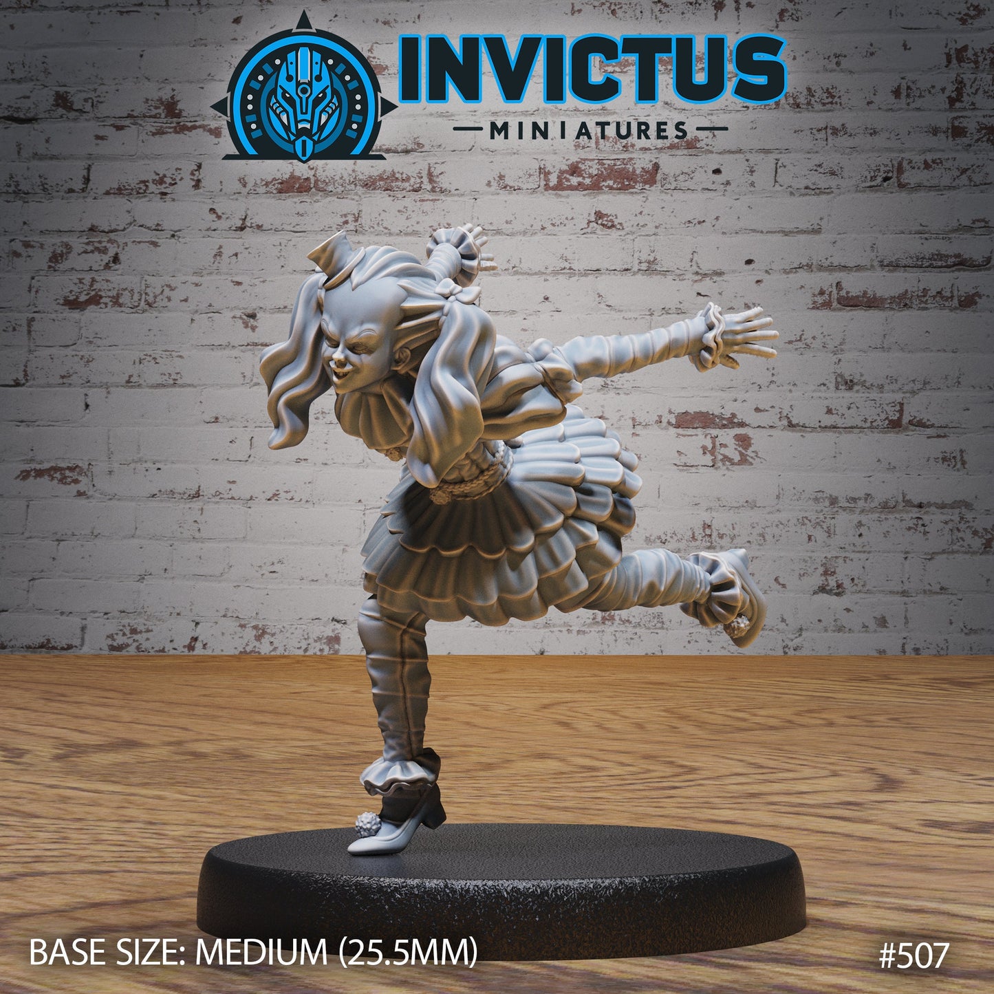 Scary Clown Girls (3 Variants Available) - Invictus Miniatures