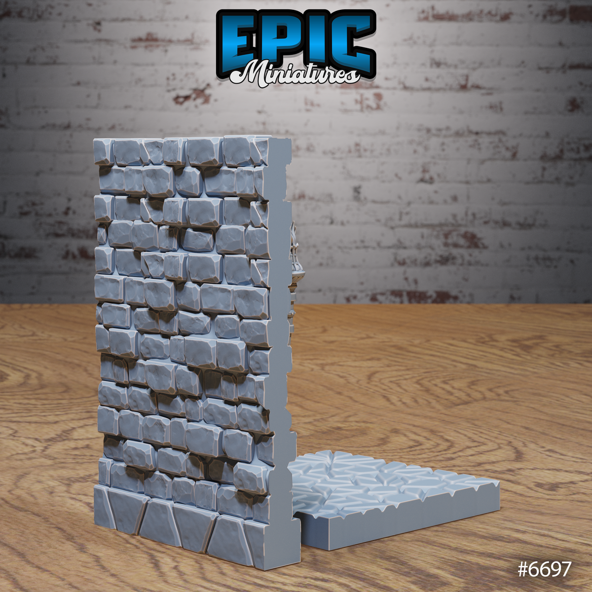 Lich Crypt Environment, Occult Places & Skull Walls (4 Variants Available) - Epic Miniatures