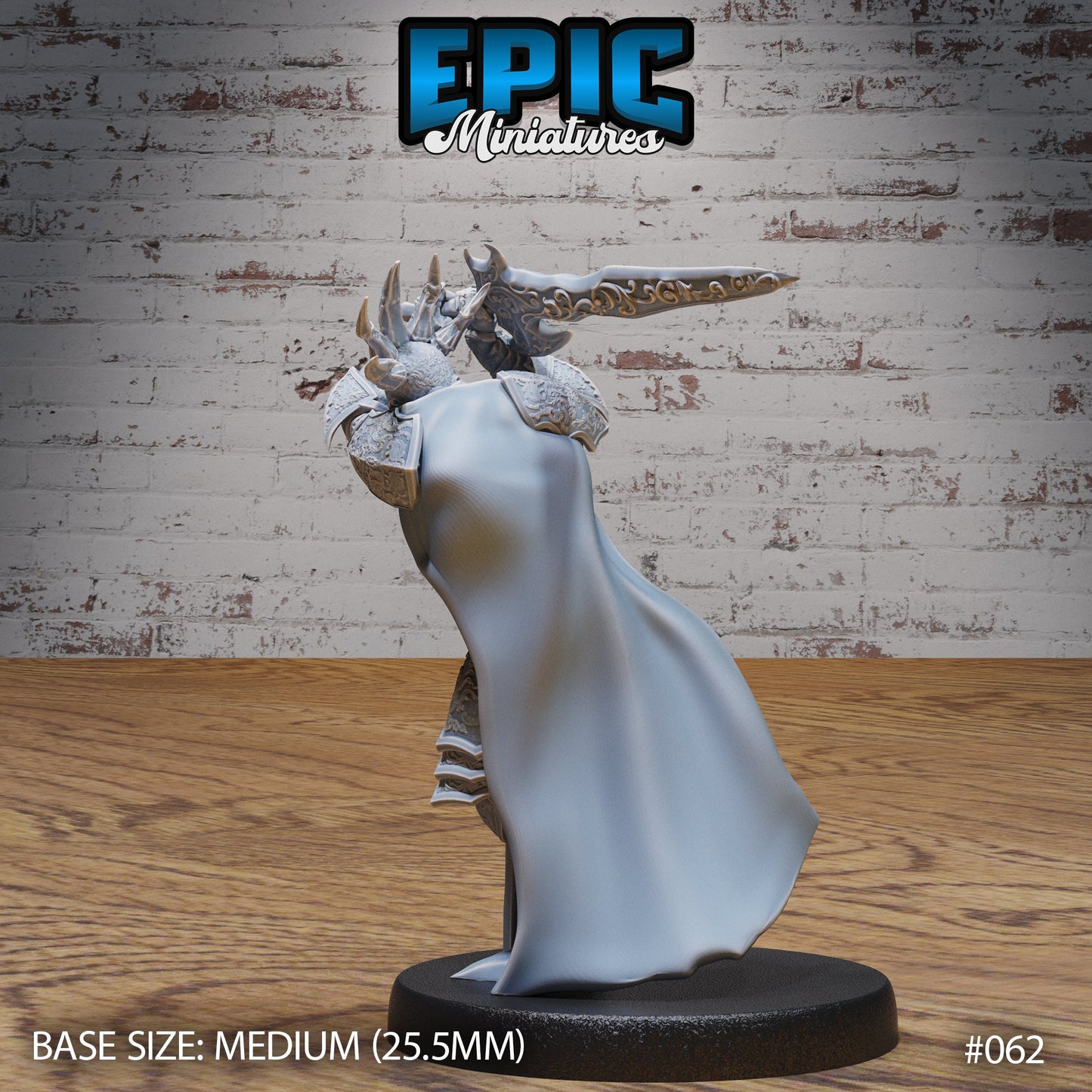 Skeleton Overlord (3 Variants Available) - Epic Miniatures