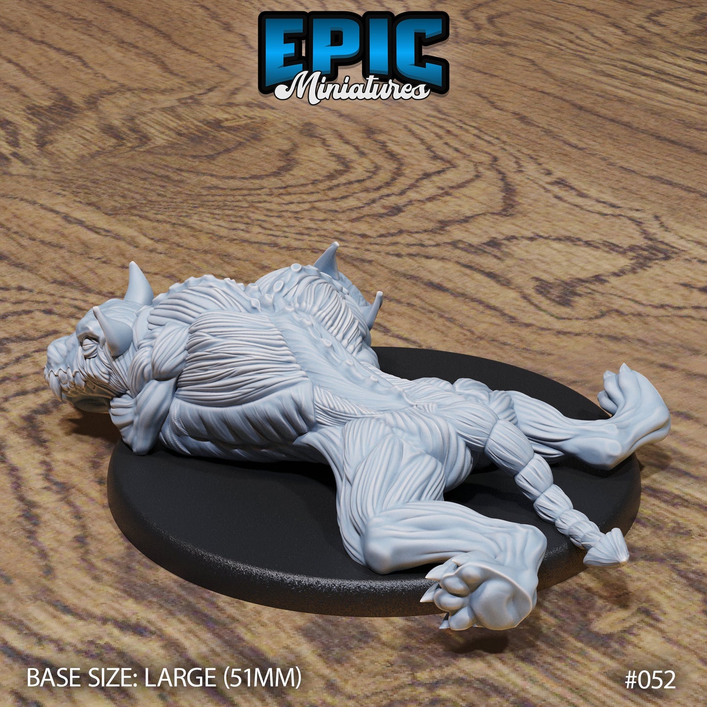 Skinned Cerberus (3 Variants Available) - Epic Miniatures