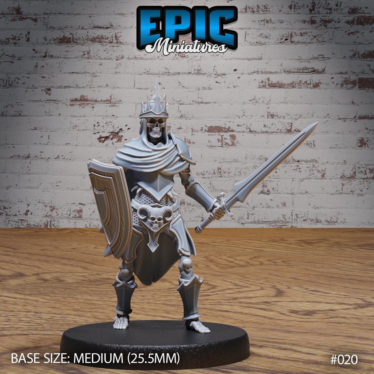 Skeleton Leader (4 Variants Available) - Epic Miniatures