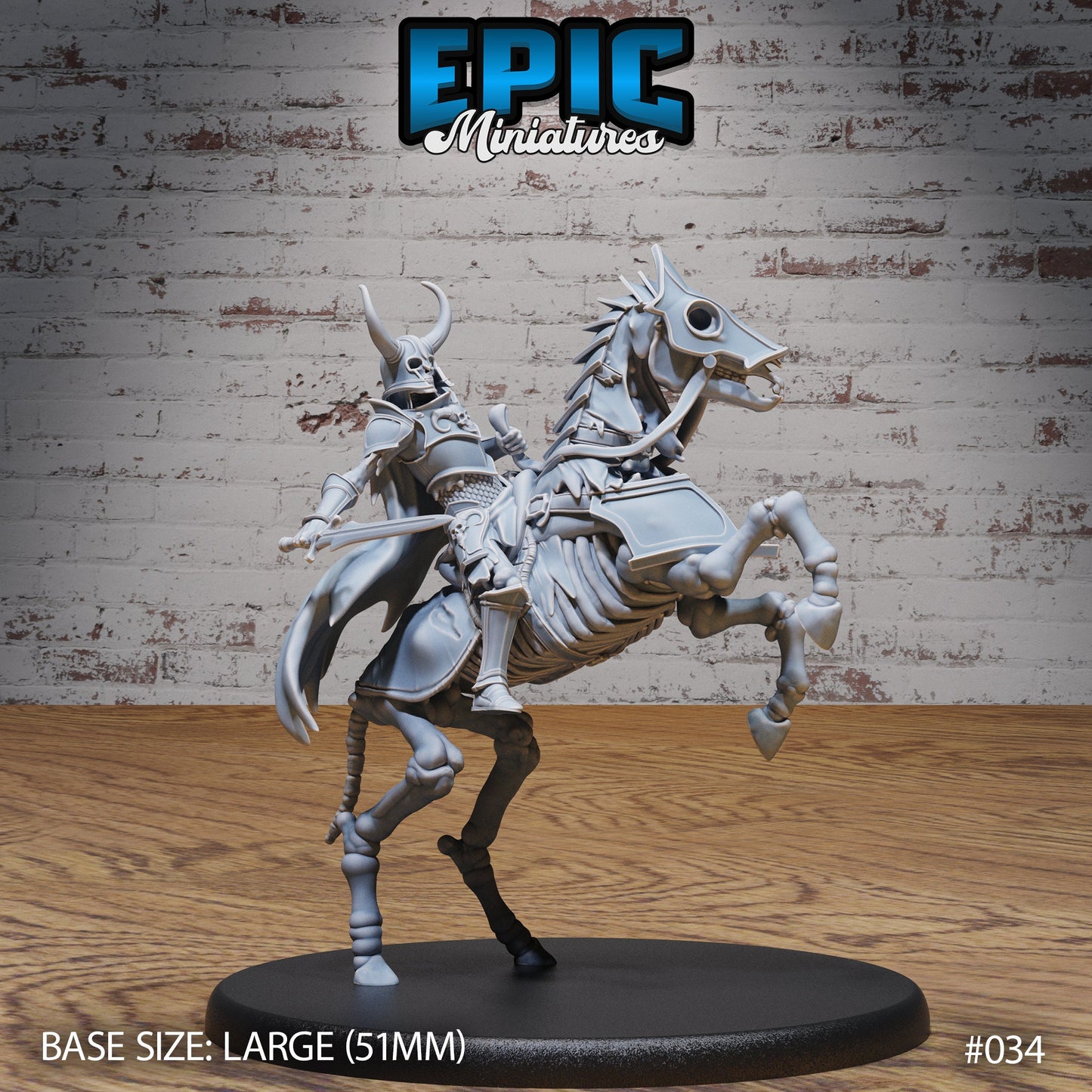 Skeleton Army, Mounted (5 Variants Available) - Epic Miniatures
