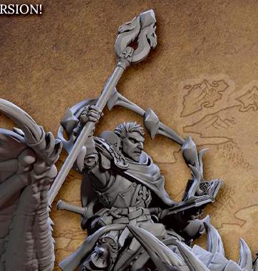 Battlemage Matija riding Wyvern Queen - Artisan Guild