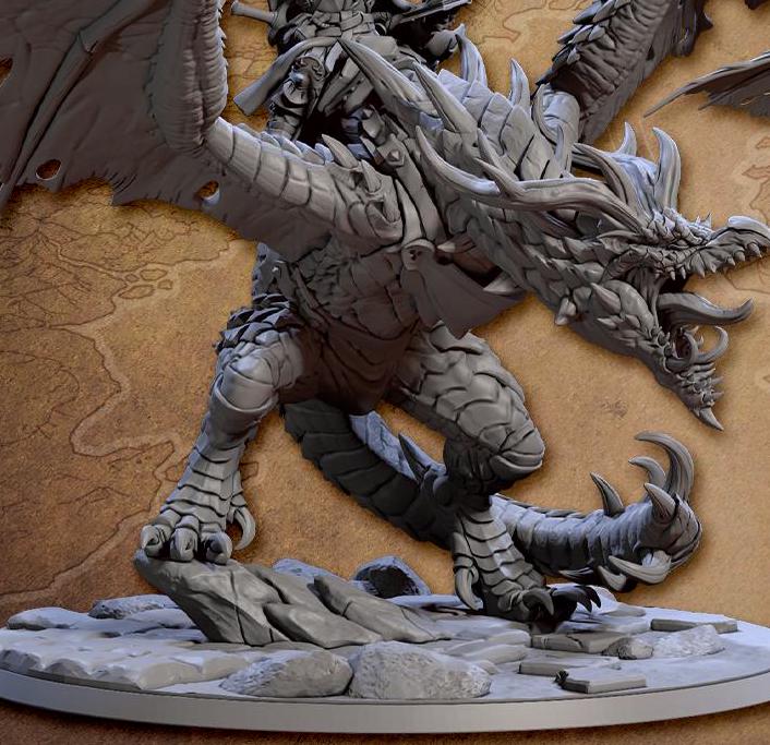 Battlemage Matija riding Wyvern Queen - Artisan Guild