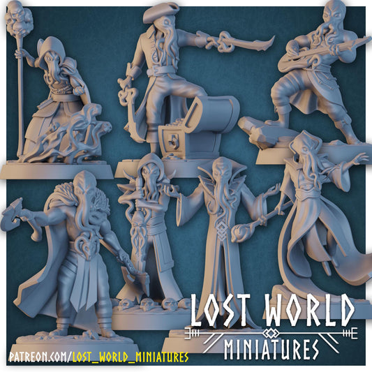 Cthuluborn Deep Kin (7 Variants Available) - Lost World Miniatures