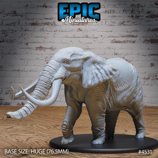 Safari Elephant (3 Variants Available) - Epic Miniatures