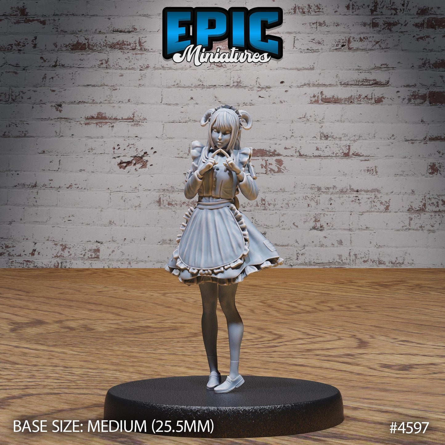 Tiefling Maid (3 Variants Available) - Epic Miniatures