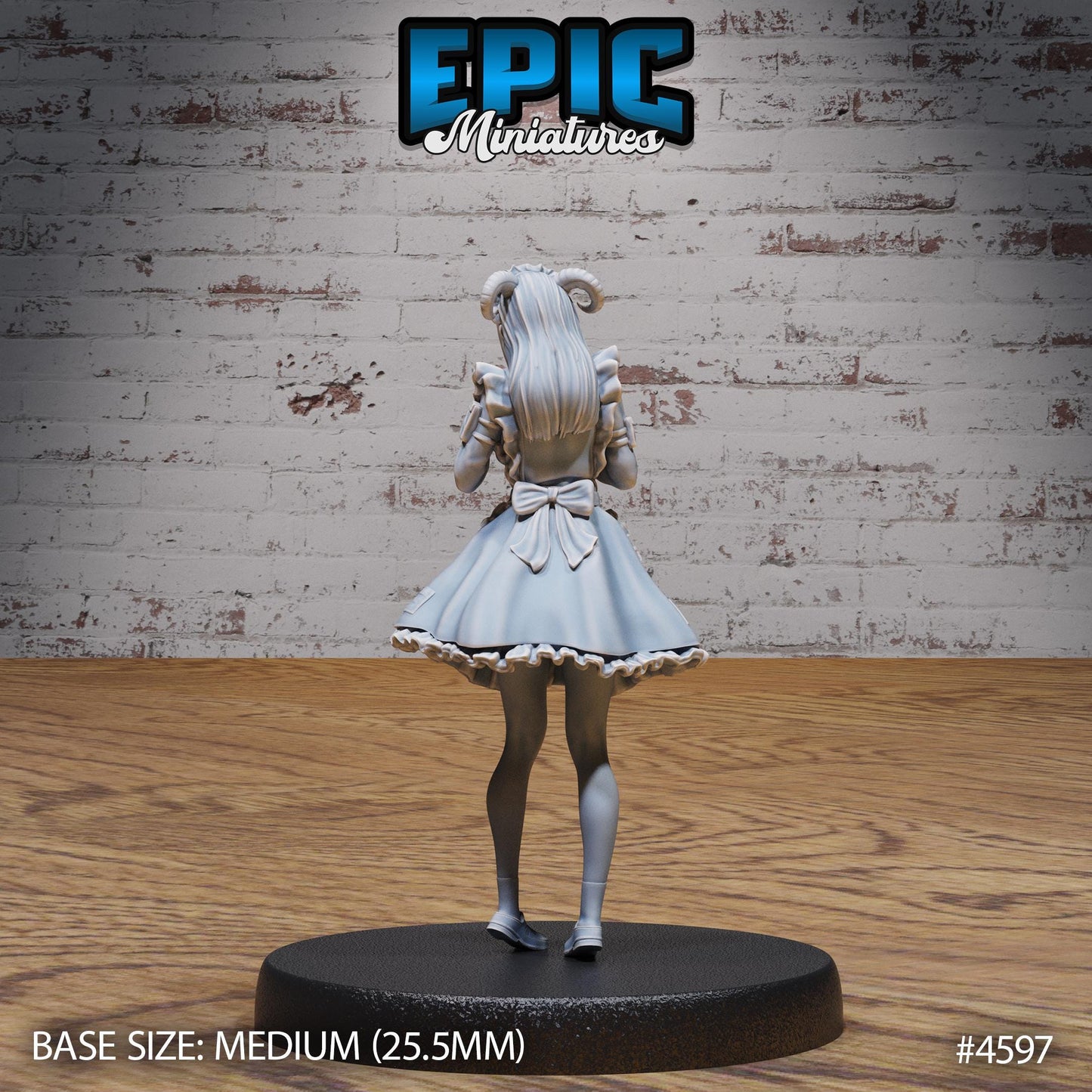 Tiefling Maid (3 Variants Available) - Epic Miniatures