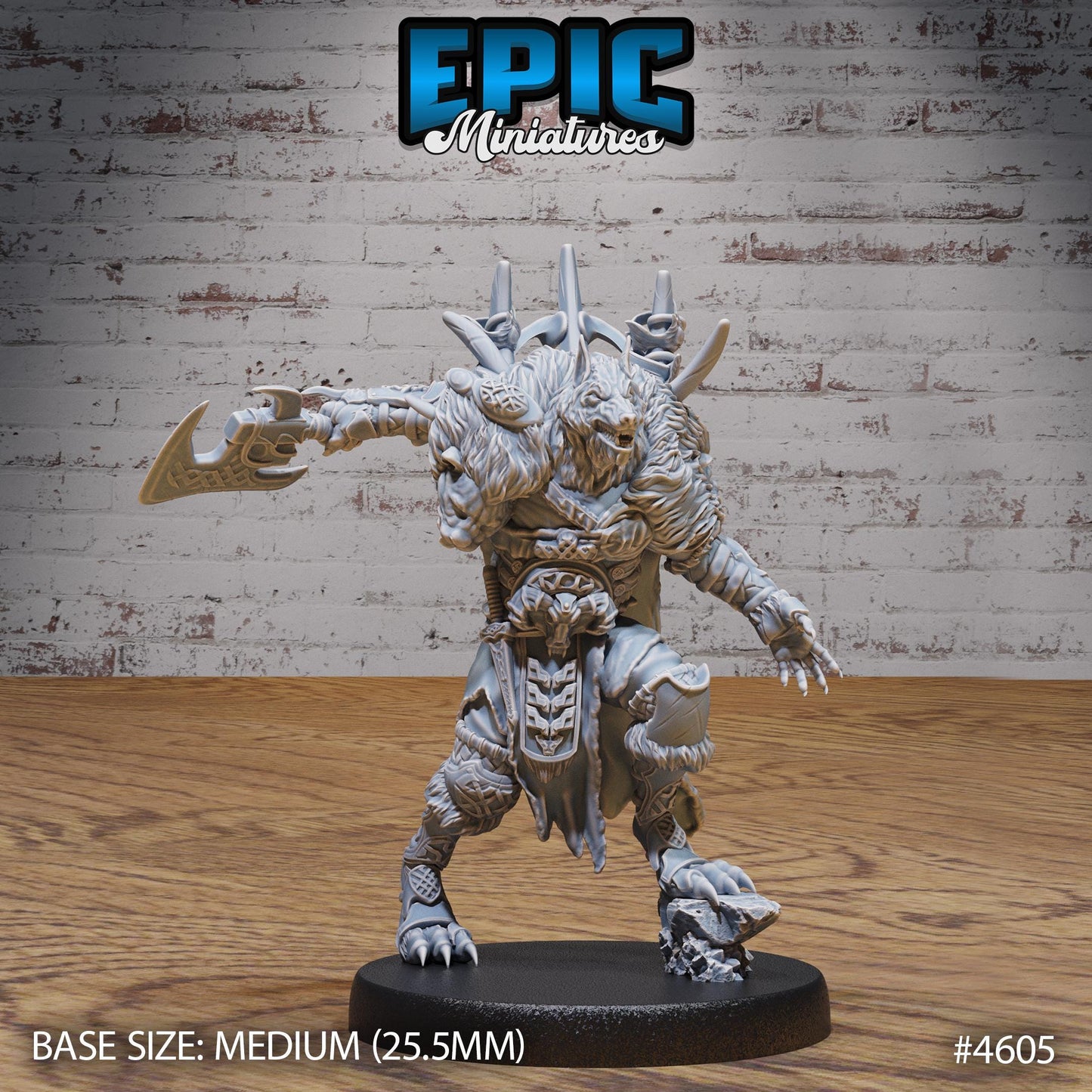 Werewolf Beast King (2 Variants Available) - Epic Miniatures