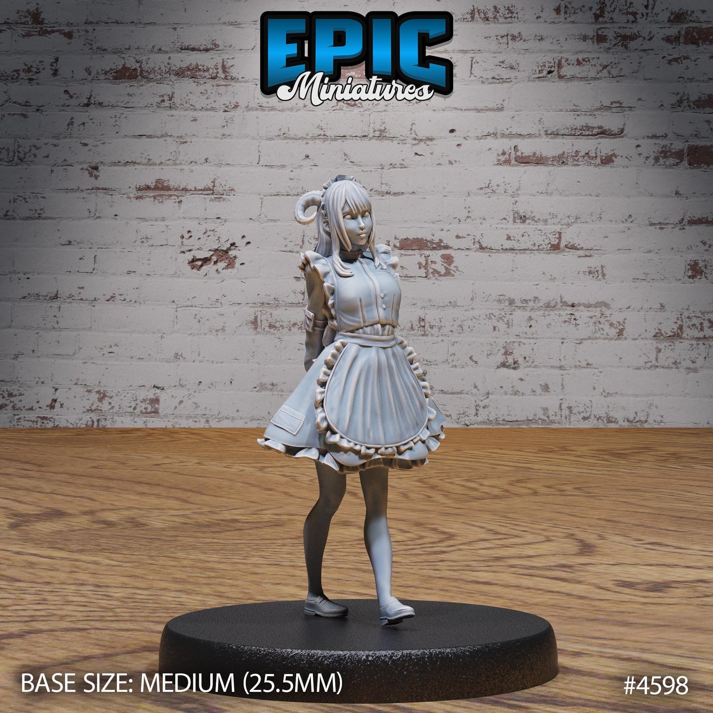 Tiefling Maid (3 Variants Available) - Epic Miniatures