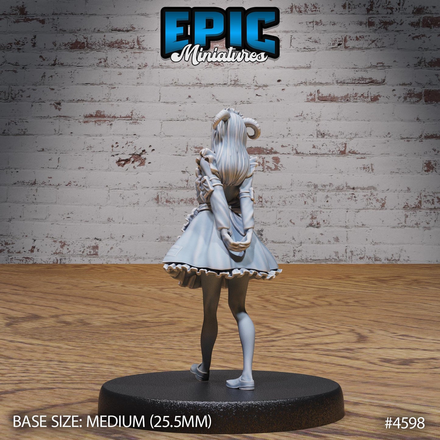 Tiefling Maid (3 Variants Available) - Epic Miniatures