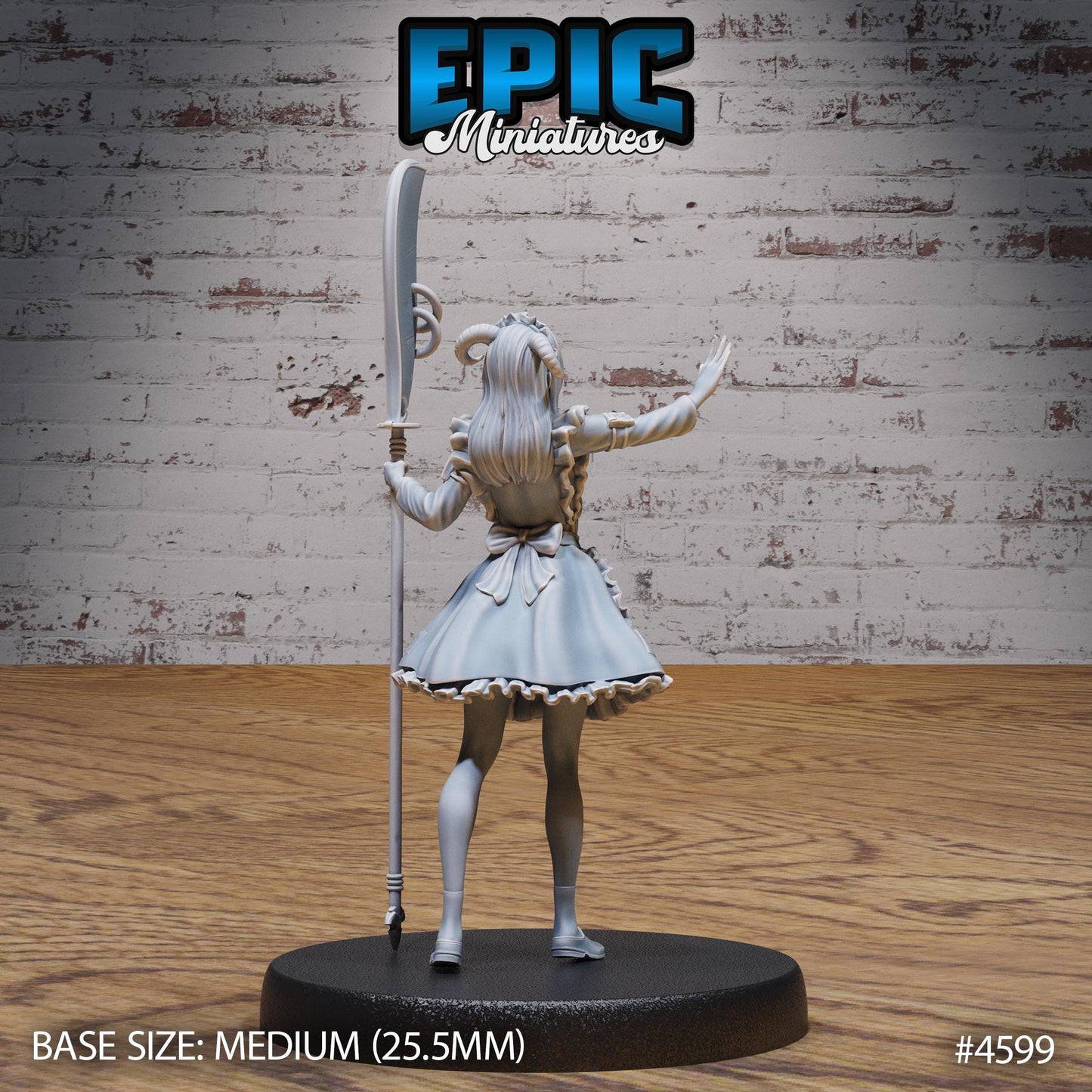 Tiefling Maid (3 Variants Available) - Epic Miniatures