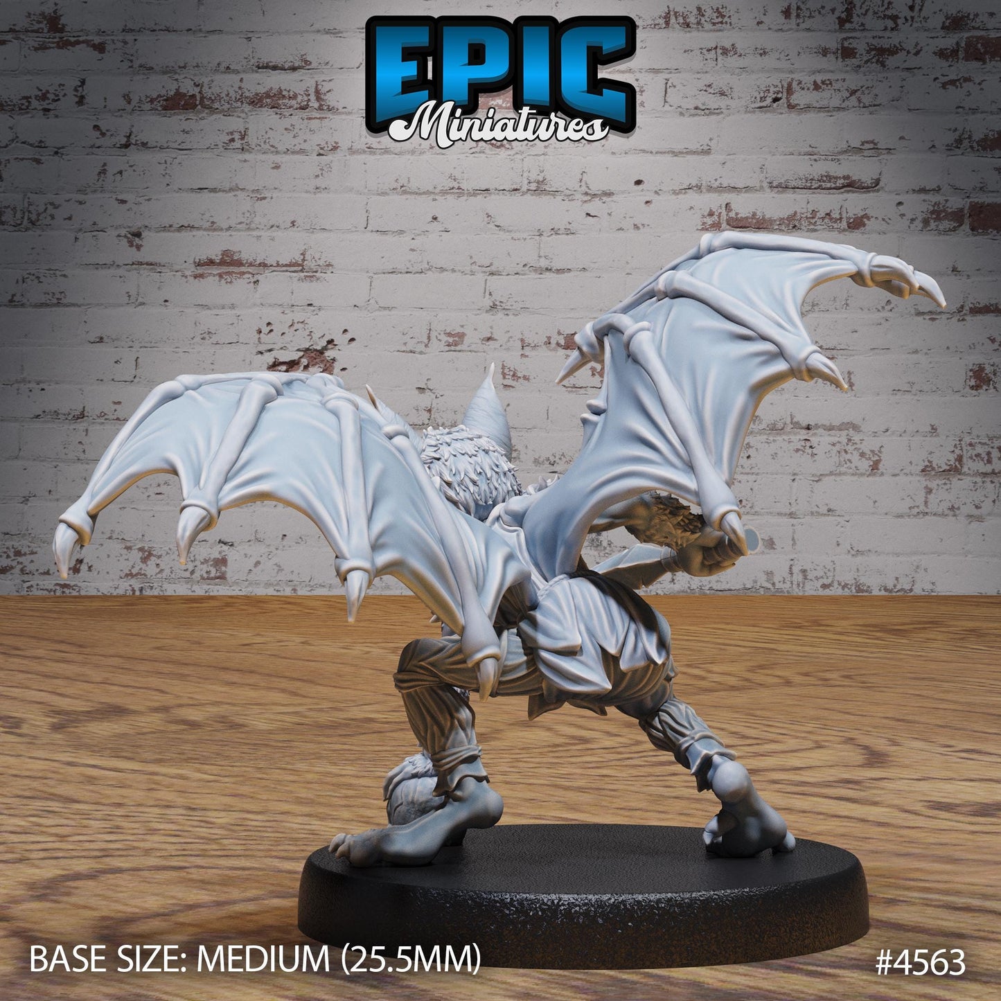 Bat Folk Warriors (3 Variants Available) - Epic Miniatures