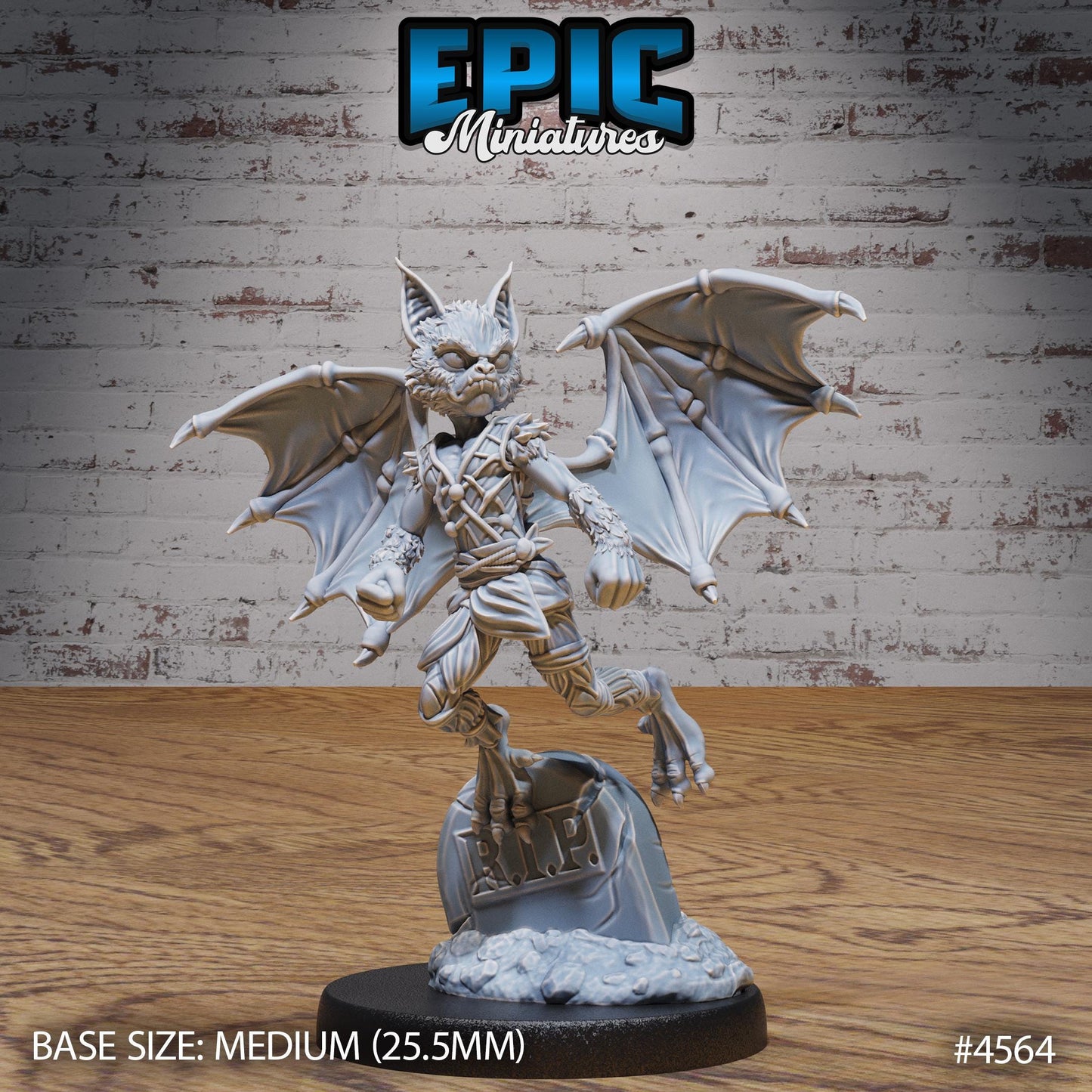 Bat Folk Warriors (3 Variants Available) - Epic Miniatures