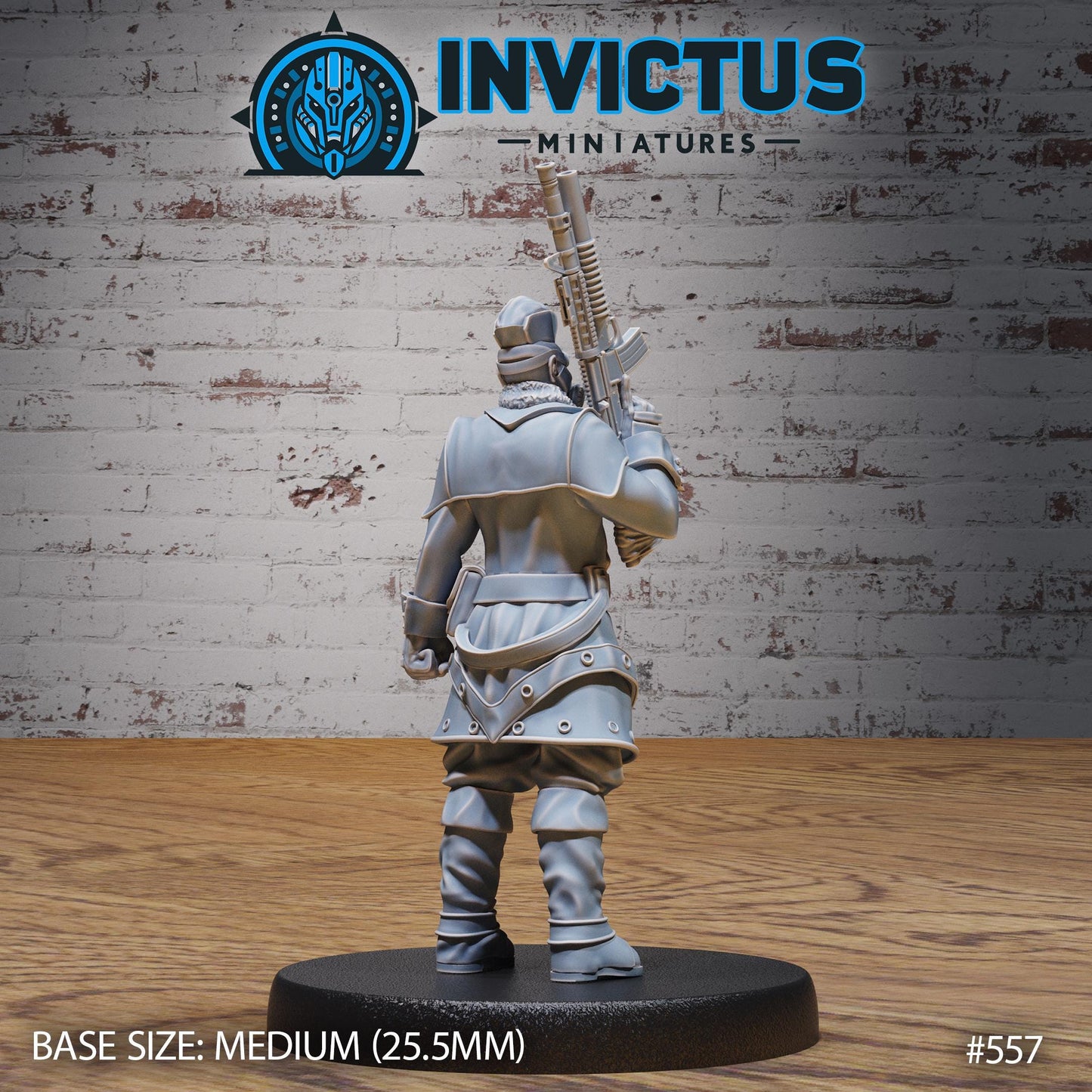 Gas Mask Soldier (3 Variants Available) - Invictus Miniatures