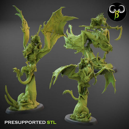 Sanguine Reaver, Squad 2 (3 Variants Available) - Clay Beast Creations