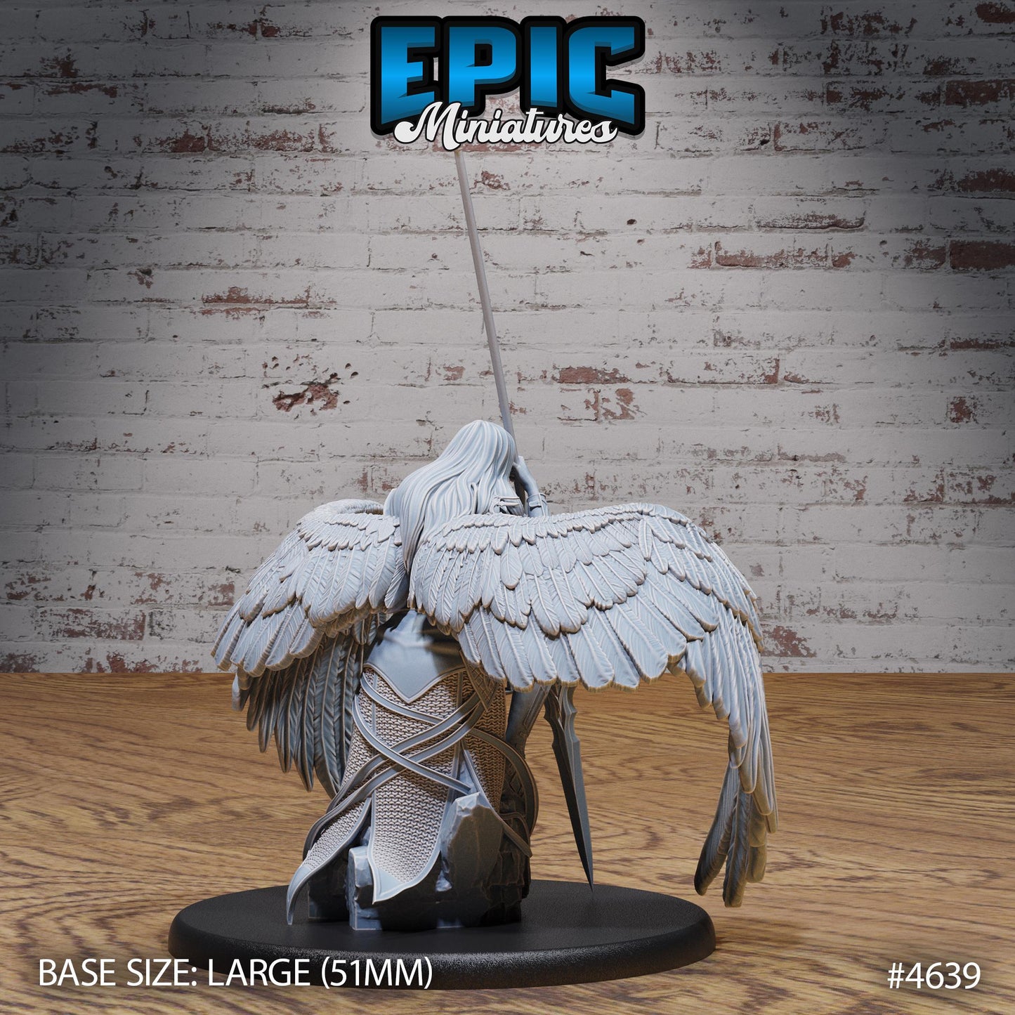 Planetar Female Angel (3 Variants Available) - Epic Miniatures
