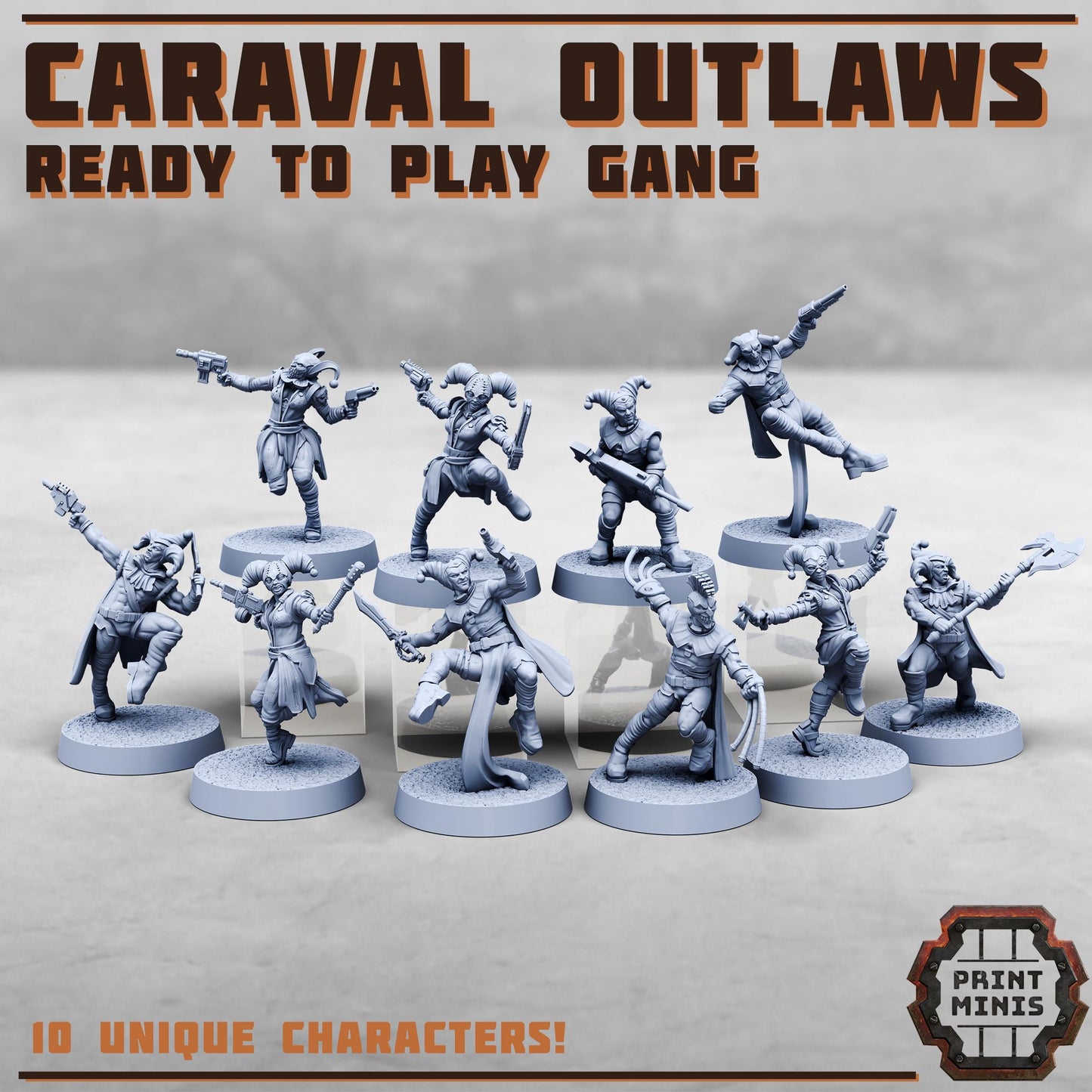 Caraval Outlaws Gang (10 Variants Available) - Print Minis