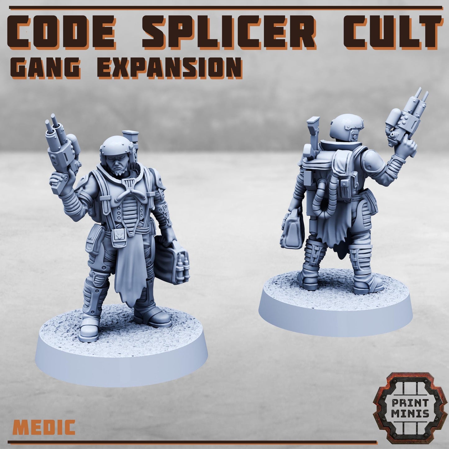 Code Splicer Cult, Set 2 (5 Variants Available) - Print Minis
