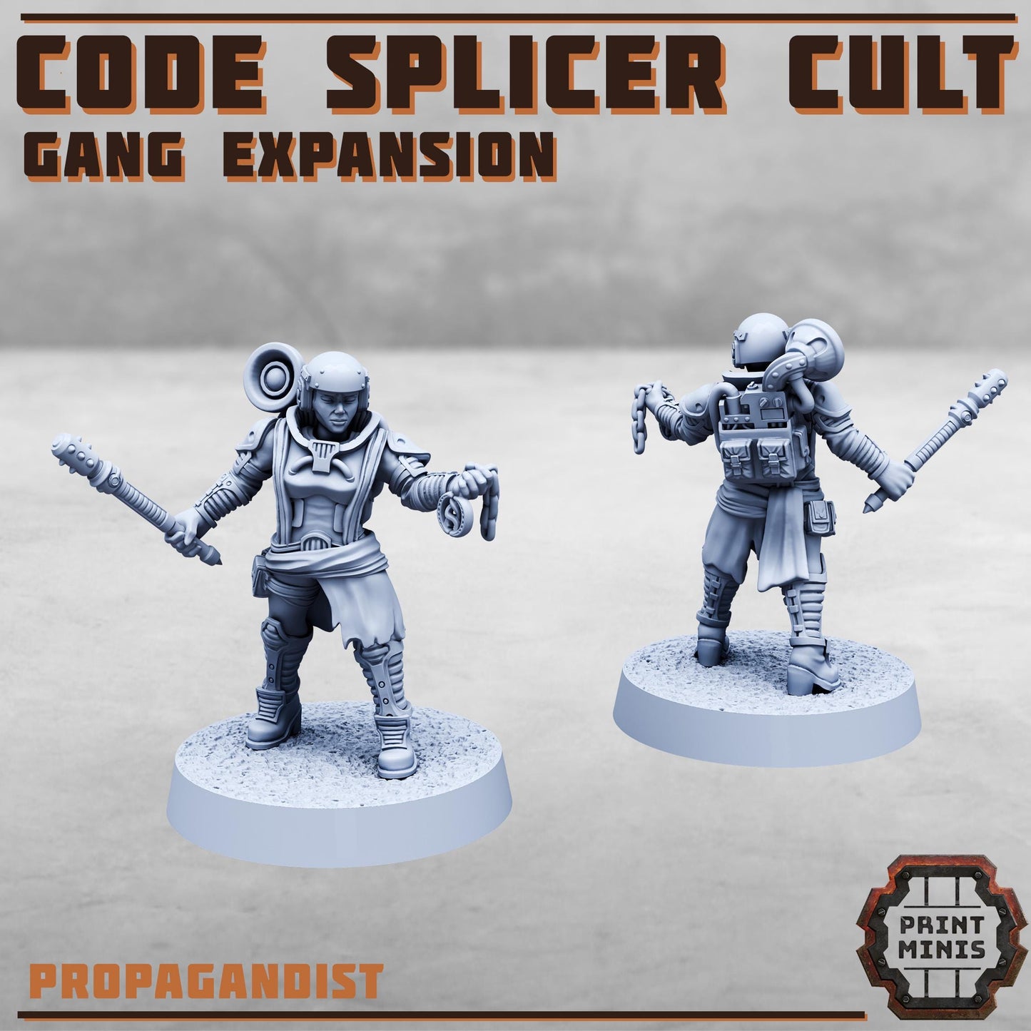 Code Splicer Cult, Set 2 (5 Variants Available) - Print Minis