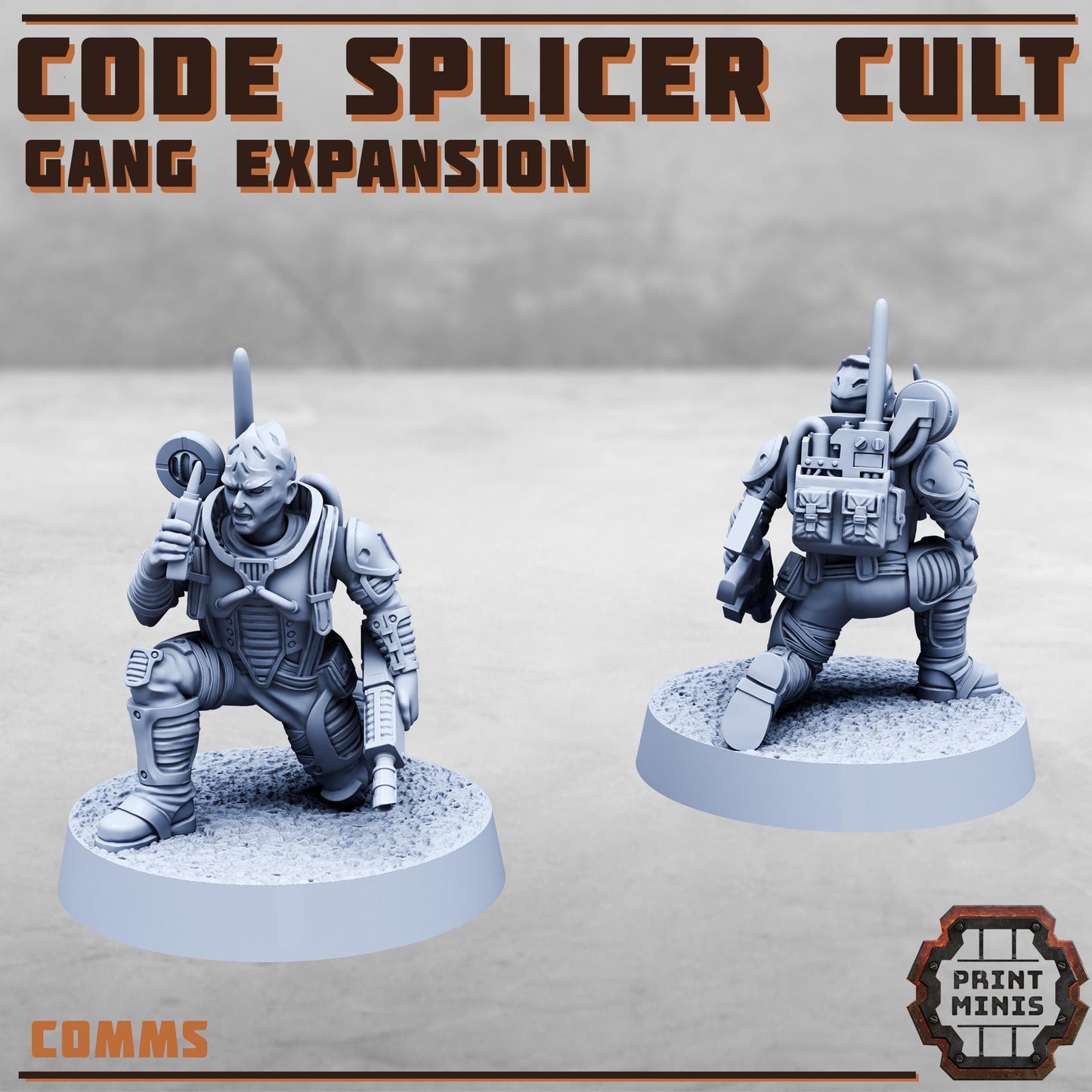 Code Splicer Cult, Set 2 (5 Variants Available) - Print Minis