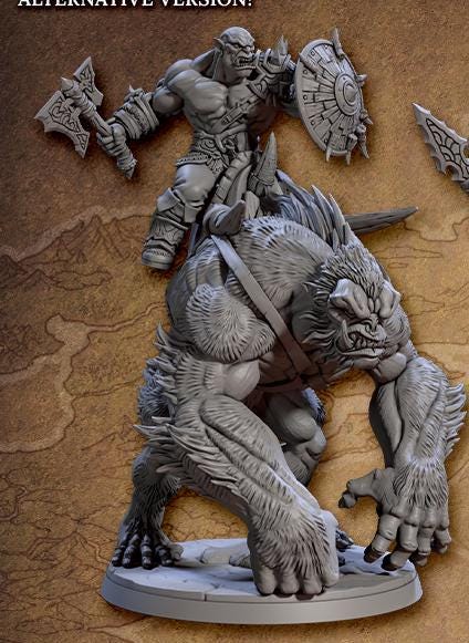 Blackcrag Apefiend Riders - Kit 2 (4 Variants Available) - Artisan Guild