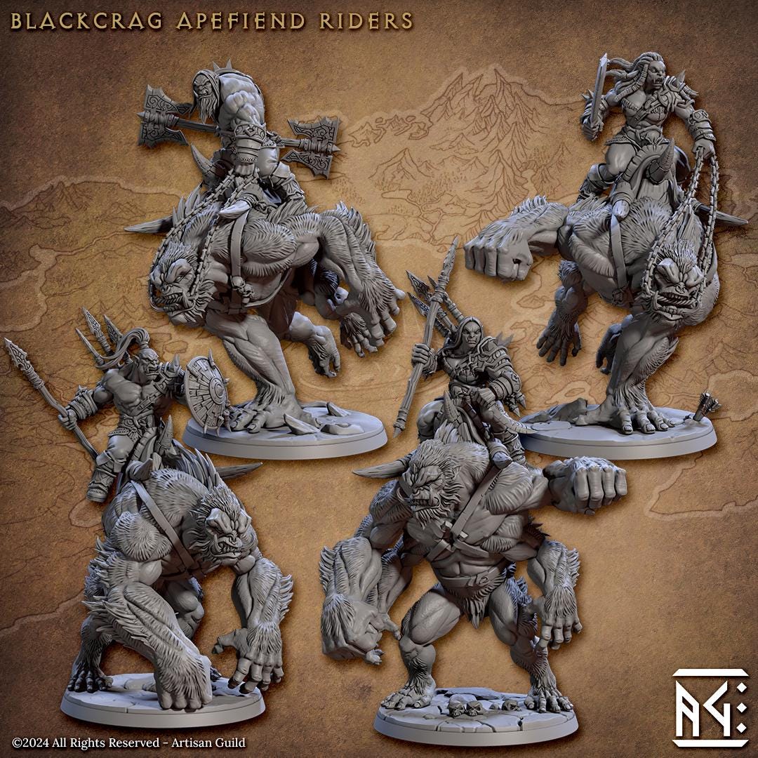 Blackcrag Apefiend Riders - Kit 1 (4 Variants Available) - Artisan Guild