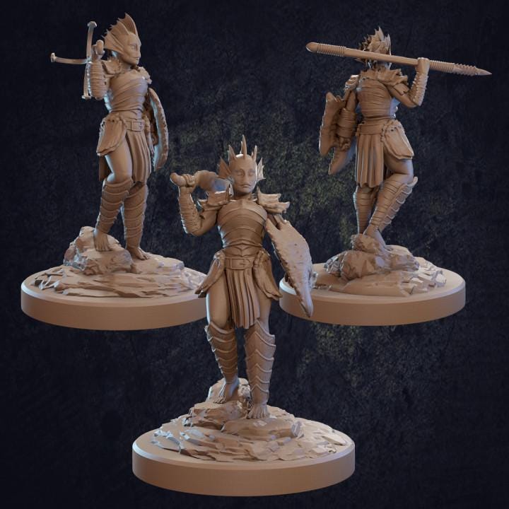 Marlow, Fishfolk (3 Variants Available) - Dragon Trapper's Lodge