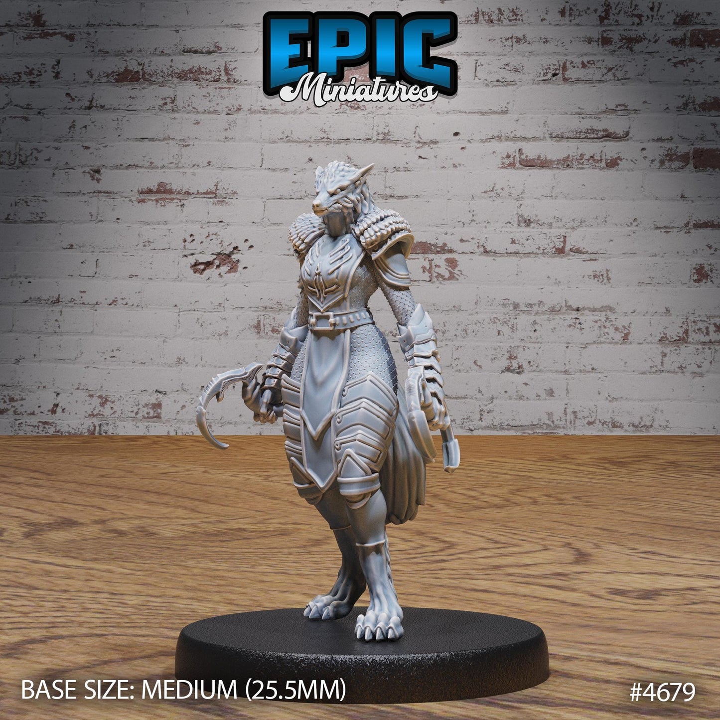 Werewolf Female Armoured (5 Variants Available) - Epic Miniatures