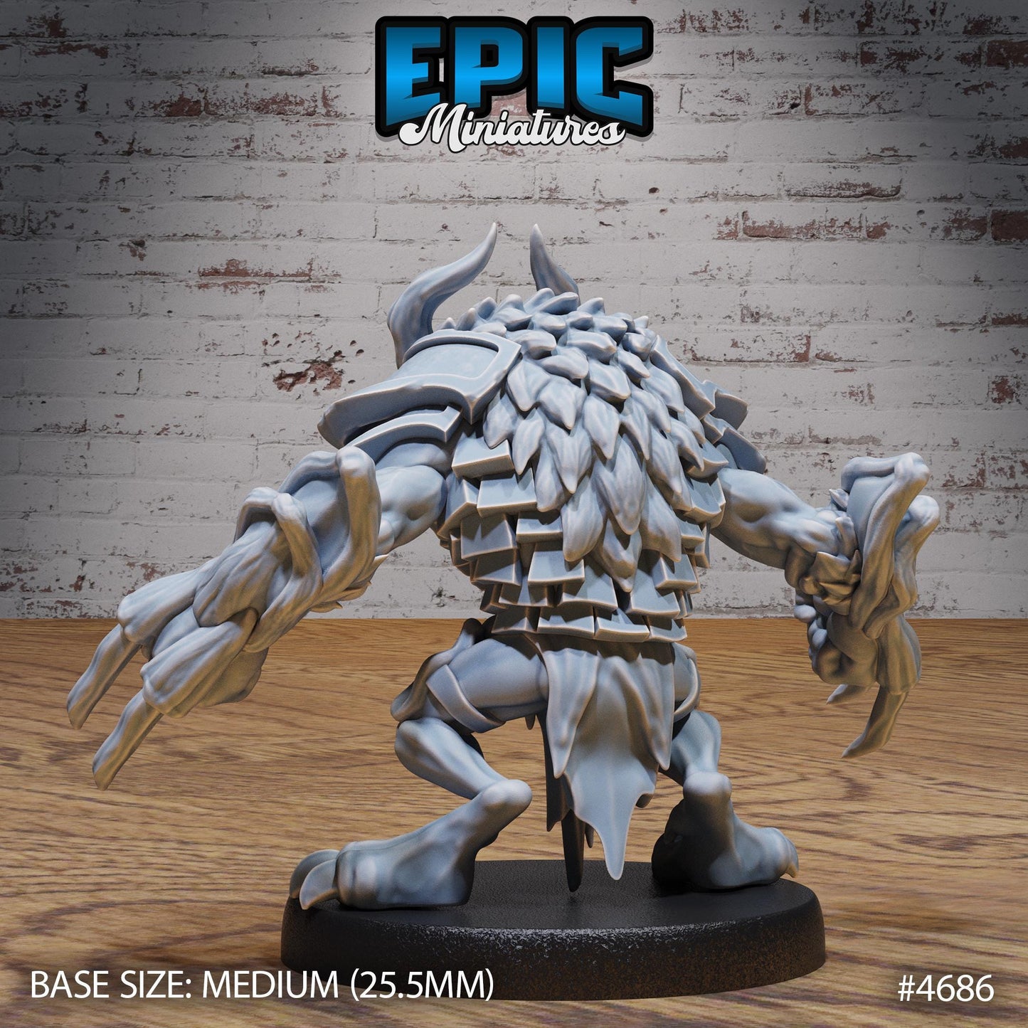 Skull Bear (3 Variants Available) - Epic Miniatures