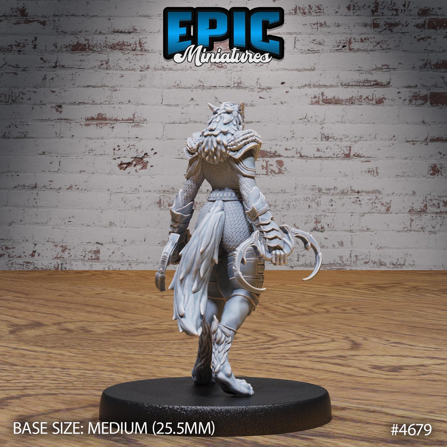 Werewolf Female Armoured (5 Variants Available) - Epic Miniatures