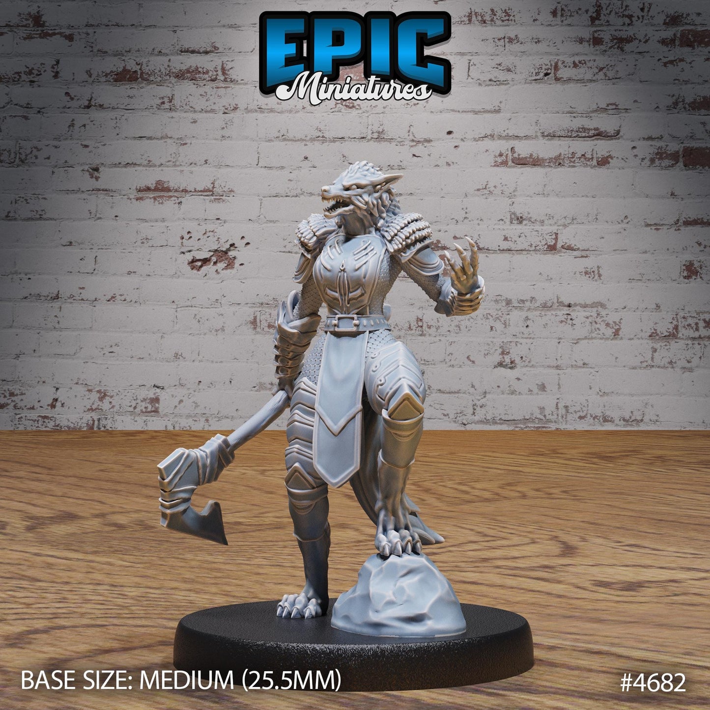 Werewolf Female Armoured (5 Variants Available) - Epic Miniatures