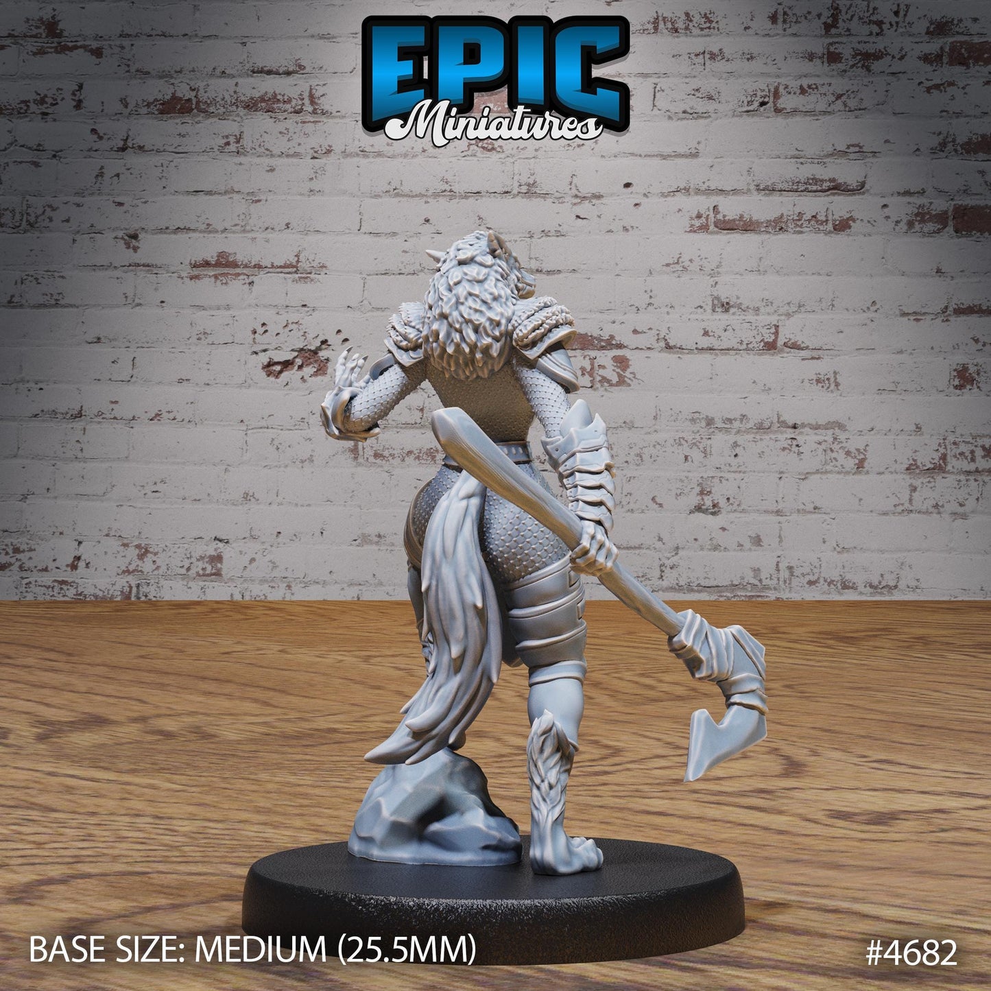 Werewolf Female Armoured (5 Variants Available) - Epic Miniatures