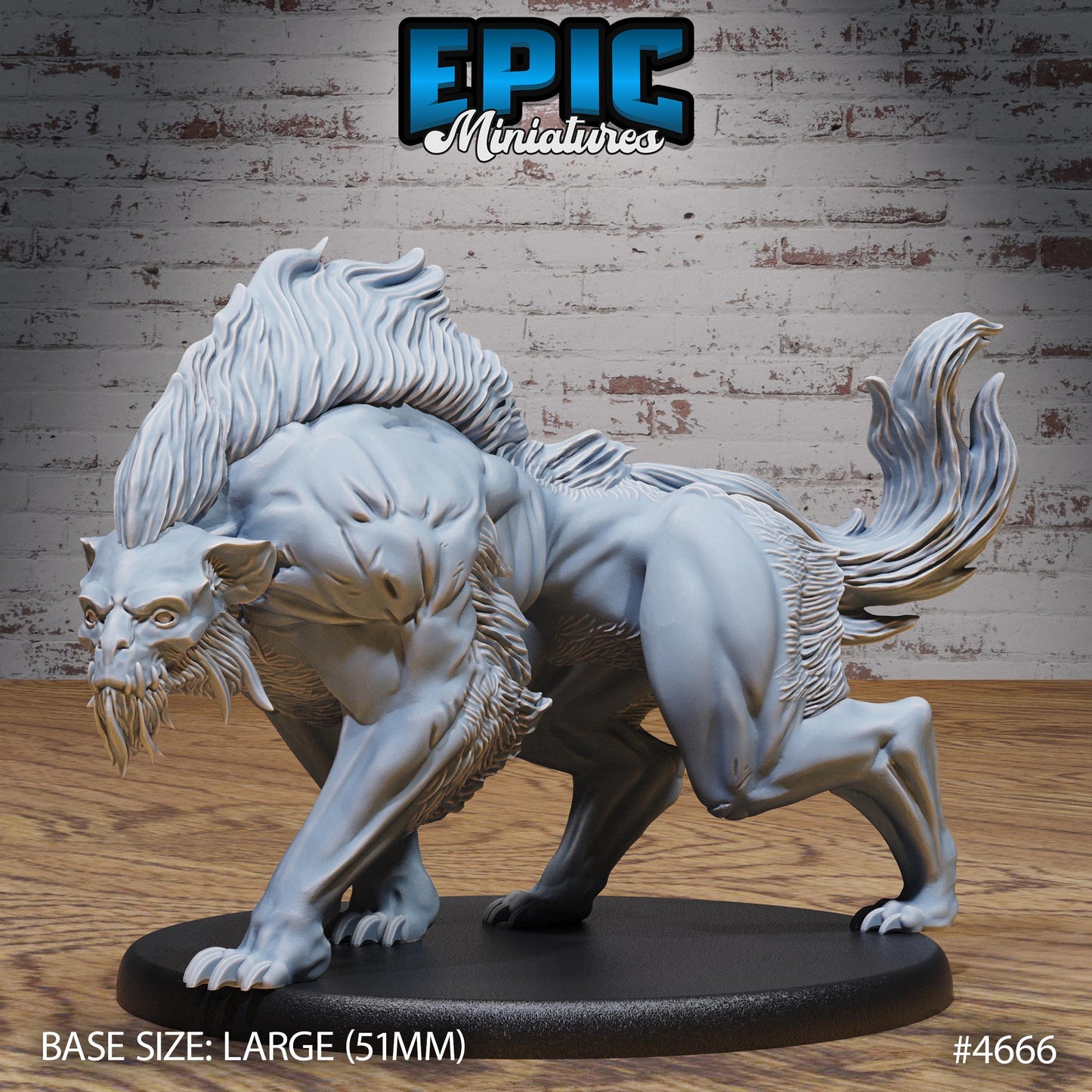 Warg Beast (5 Variants Available) - Epic Miniatures