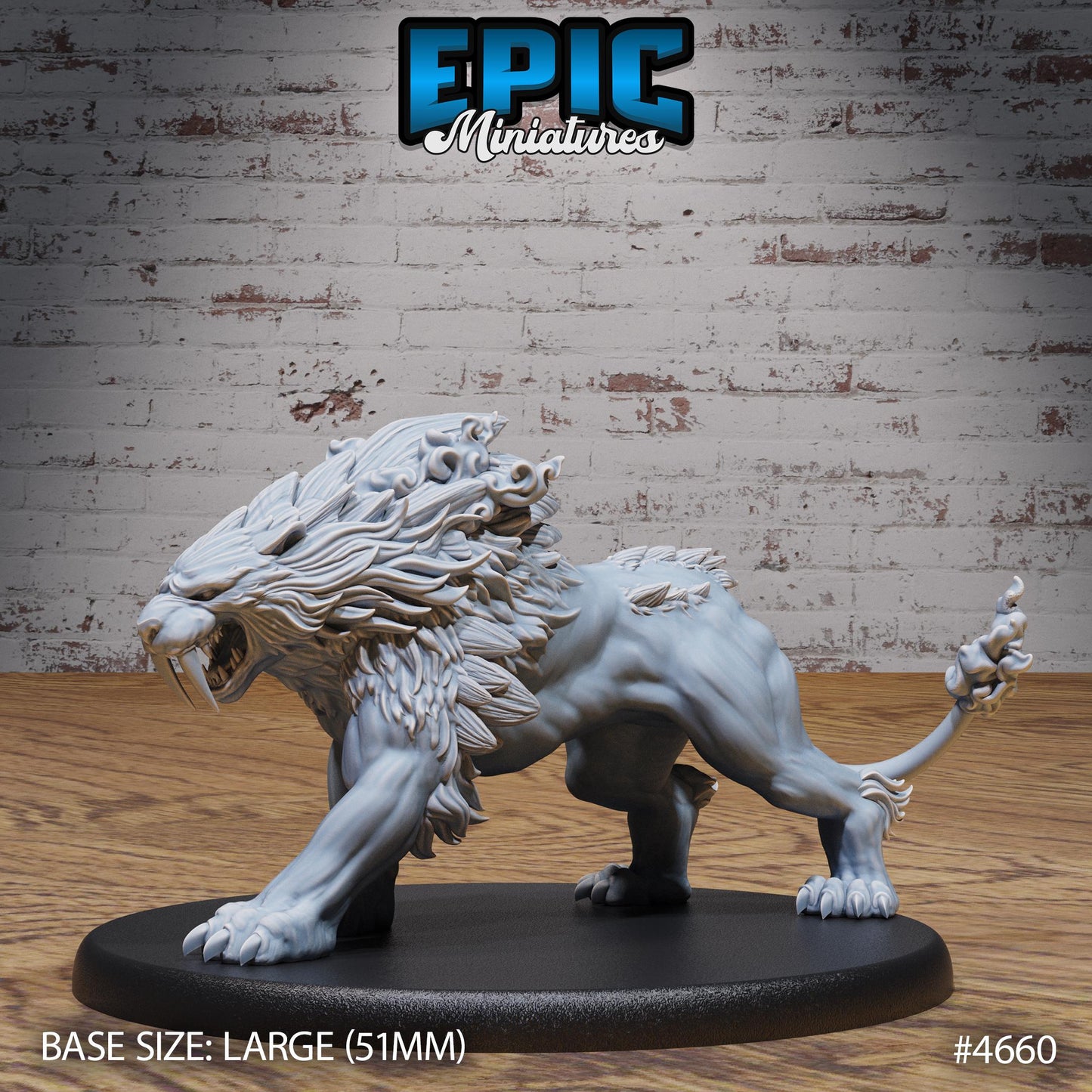 Sabertooth Beast (3 Variants Available) - Epic Miniatures