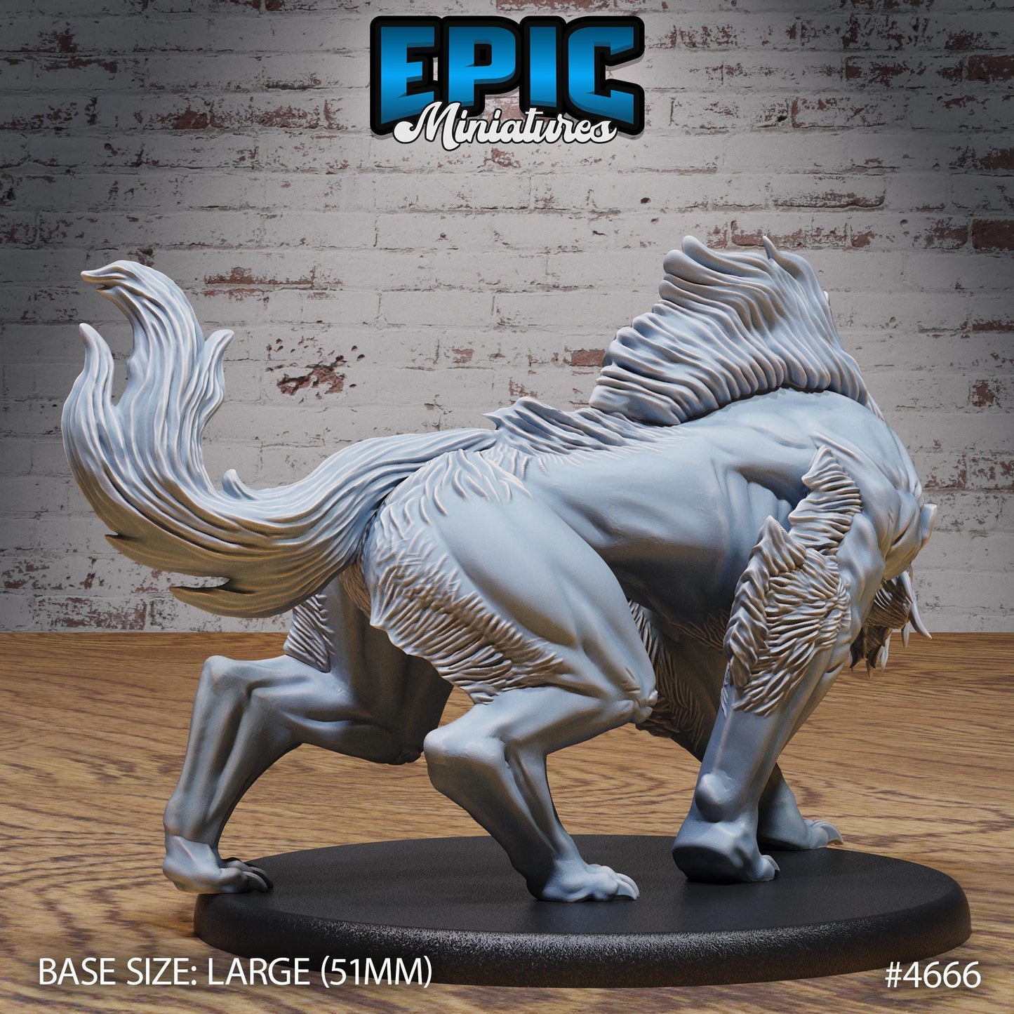 Warg Beast (5 Variants Available) - Epic Miniatures