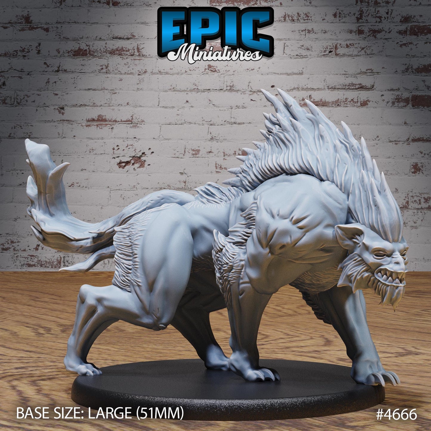 Warg Beast (5 Variants Available) - Epic Miniatures