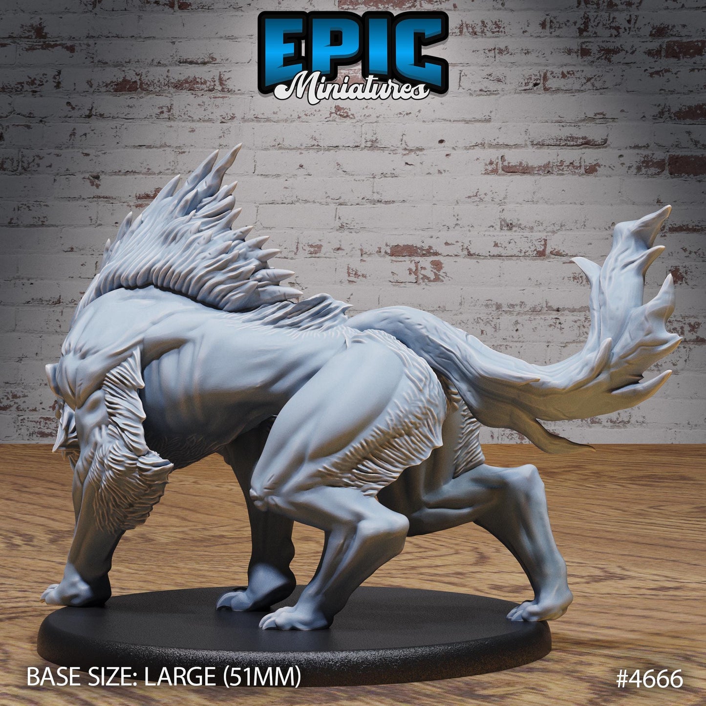 Warg Beast (5 Variants Available) - Epic Miniatures