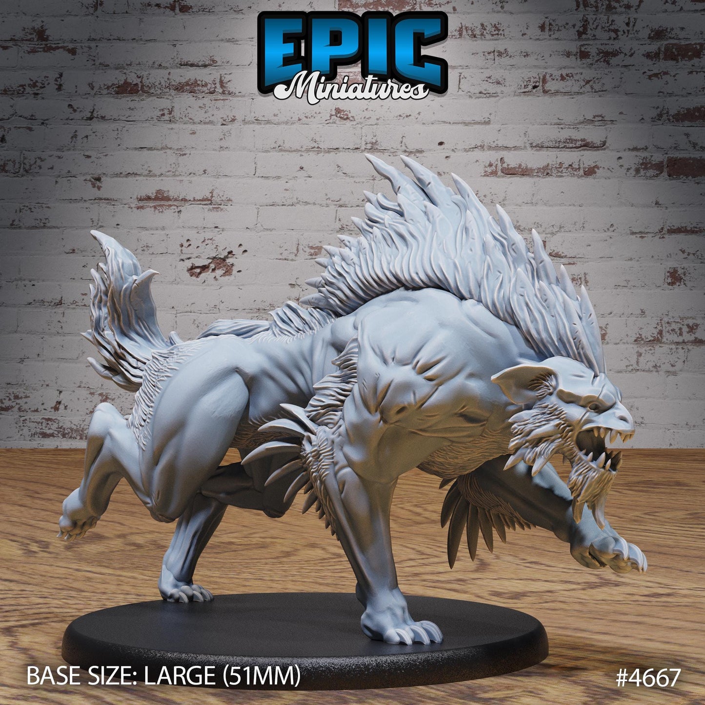 Warg Beast (5 Variants Available) - Epic Miniatures