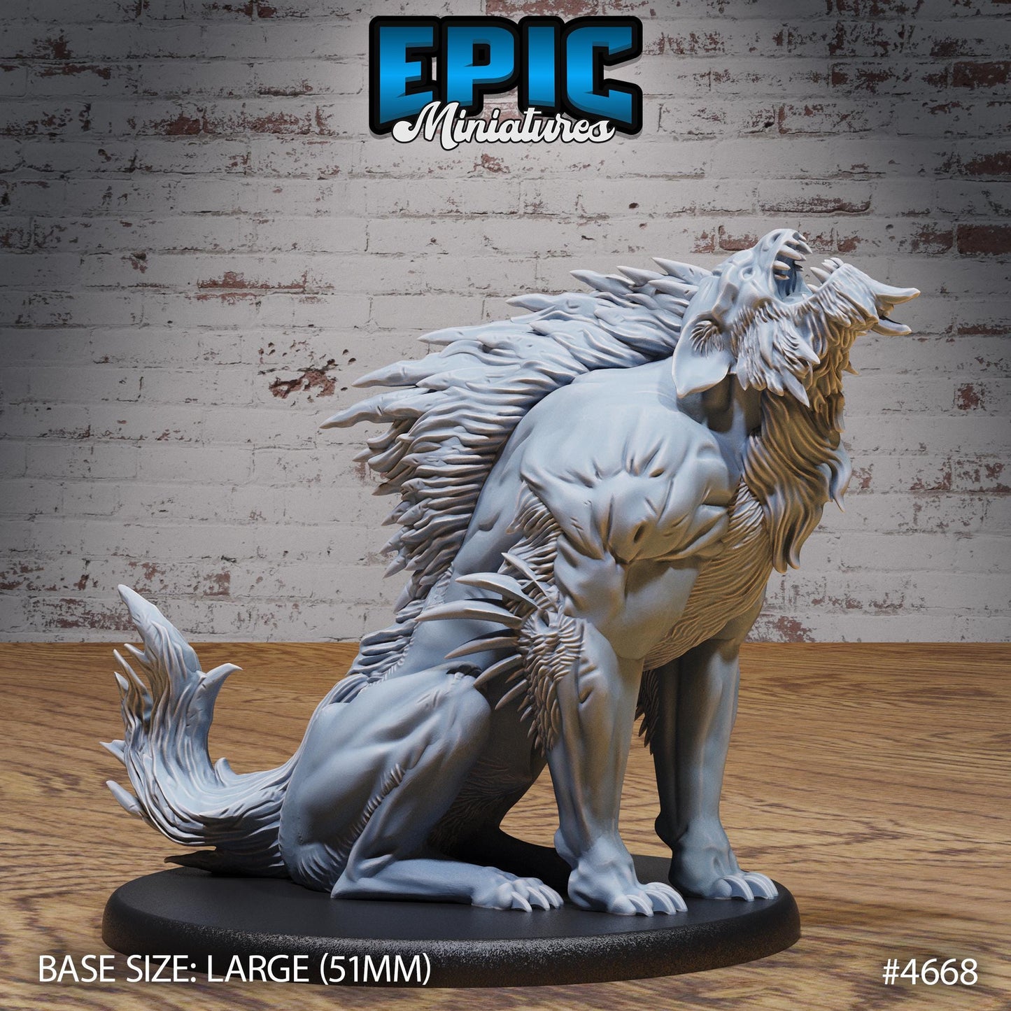 Warg Beast (5 Variants Available) - Epic Miniatures