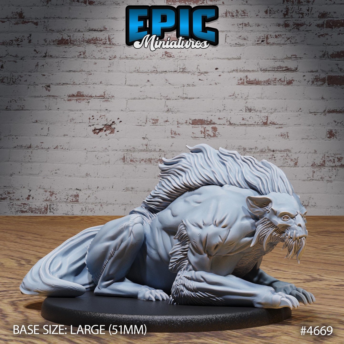 Warg Beast (5 Variants Available) - Epic Miniatures