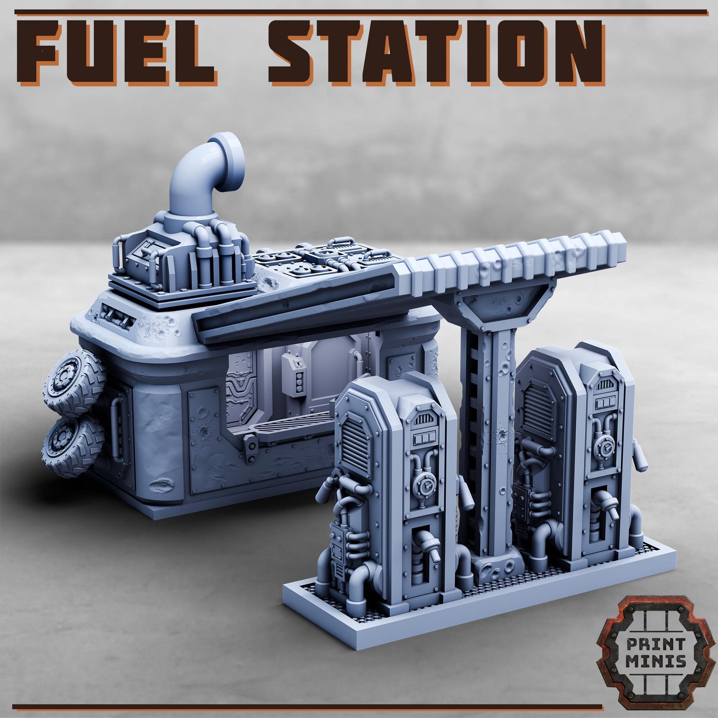 Fuel Station (2 Variants Available) - Print Minis