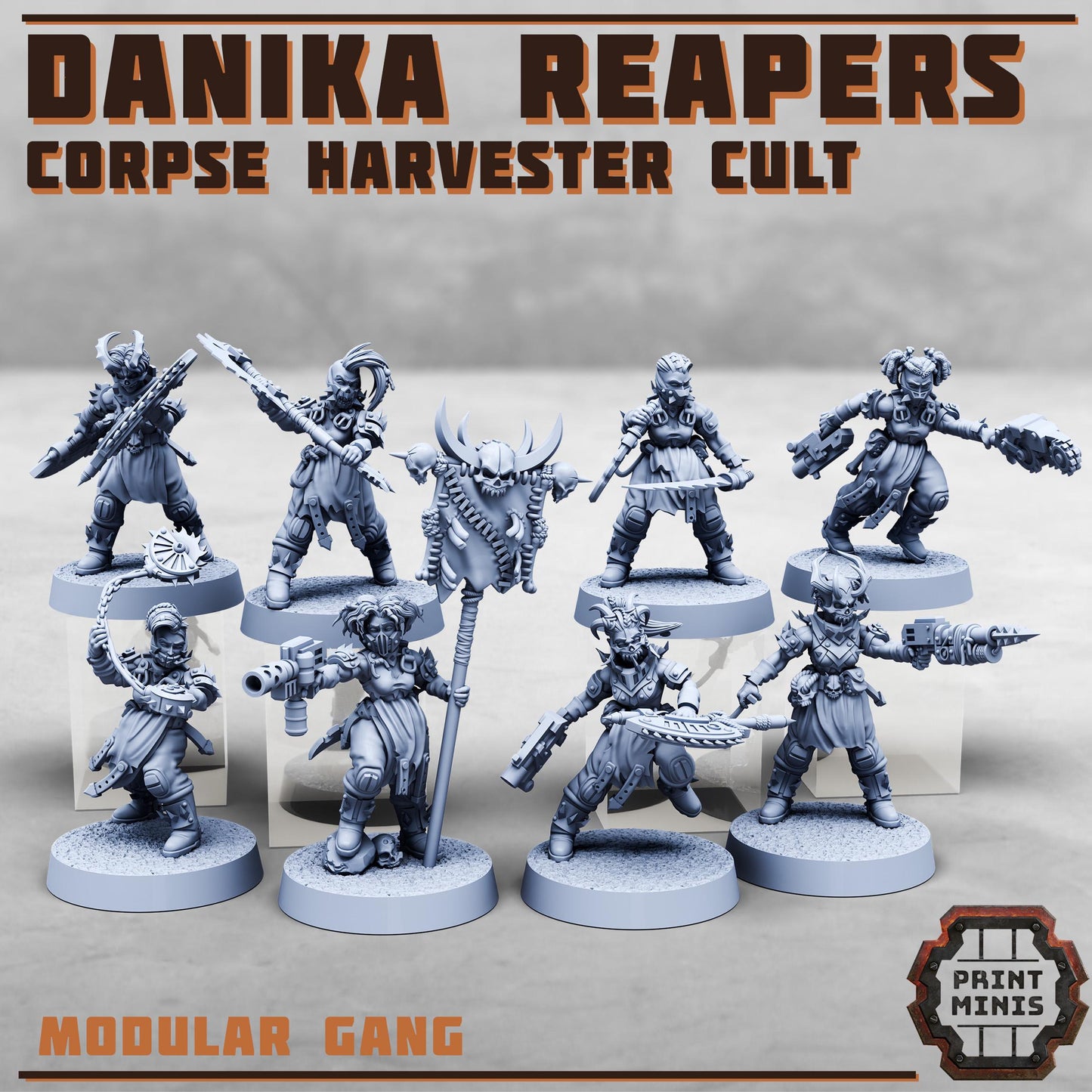 Danika Reapers, Corpse Harvester Cult (8 Variants Available) - Print Minis