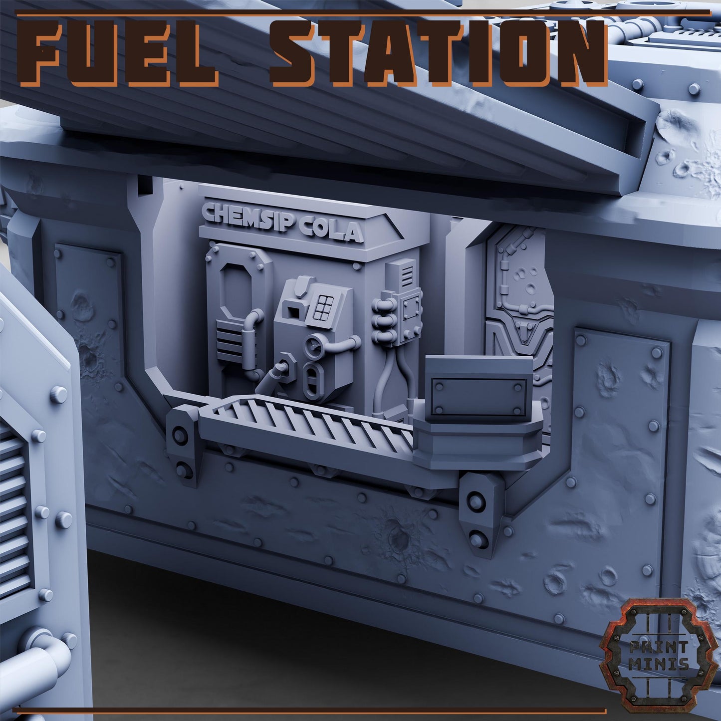 Fuel Station (2 Variants Available) - Print Minis