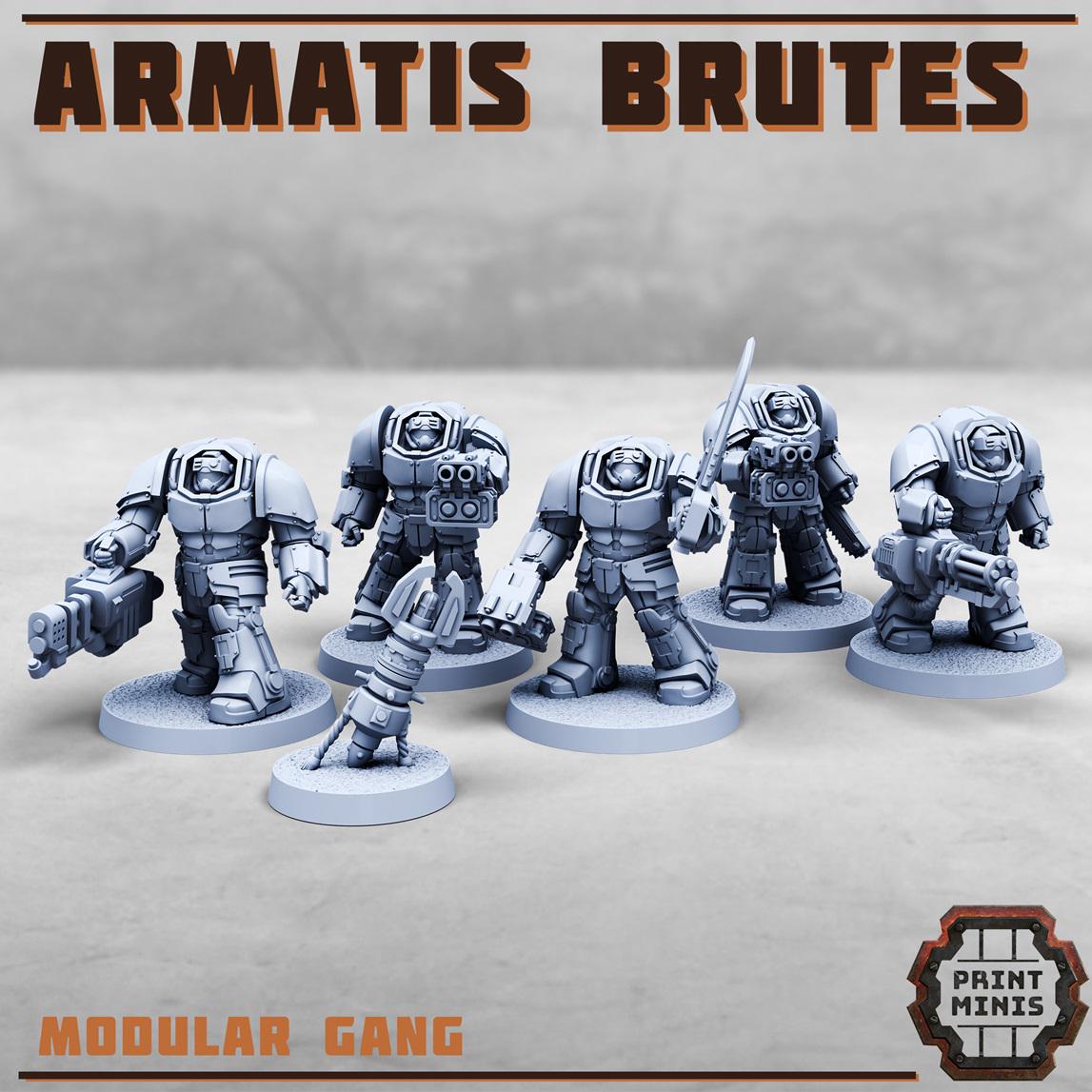 Armatis Brutes (6 Variants Available) - Print Minis