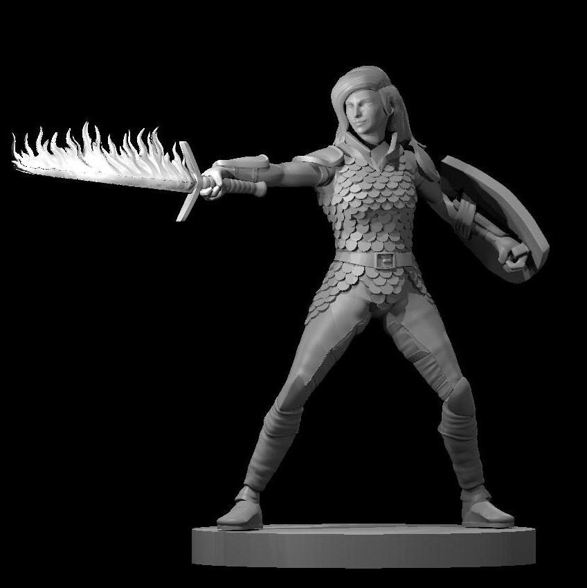 Human Fighters - Female (4 Variants Available) - MZ4250